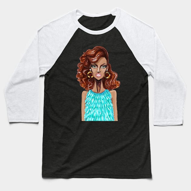 Rihanna Baseball T-Shirt by armandmehidri